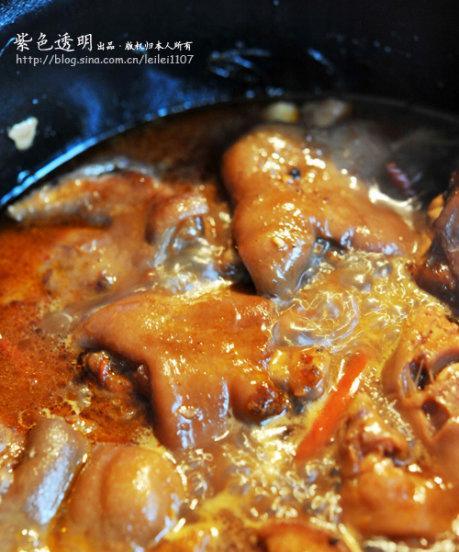 咸豆豉蒸猪蹄的做法（传统美食）