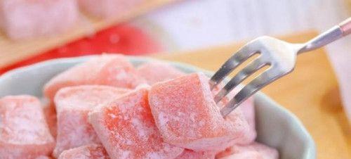 清凉夏日，自制西瓜蜜桃汁（美味健康）