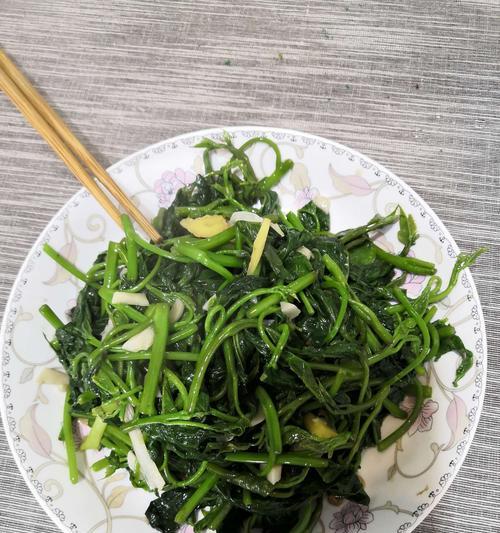 蒜茸红薯叶的制作方法（健康美味）