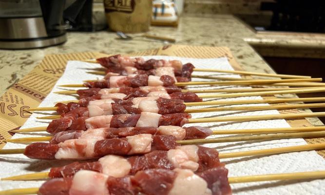 掌握烹饪技巧，品尝鲜美生烤羊肉串（以传统手艺烤制）  第2张