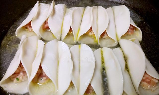 猪肉白菜生煎饺子，美味实用的中式美食（教你轻松学会制作生煎饺子）  第3张