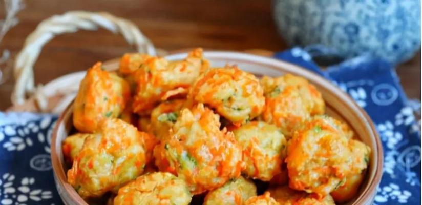 家常美食之以什锦炸丸子（营养美味香酥可口大人小孩都爱）  第1张