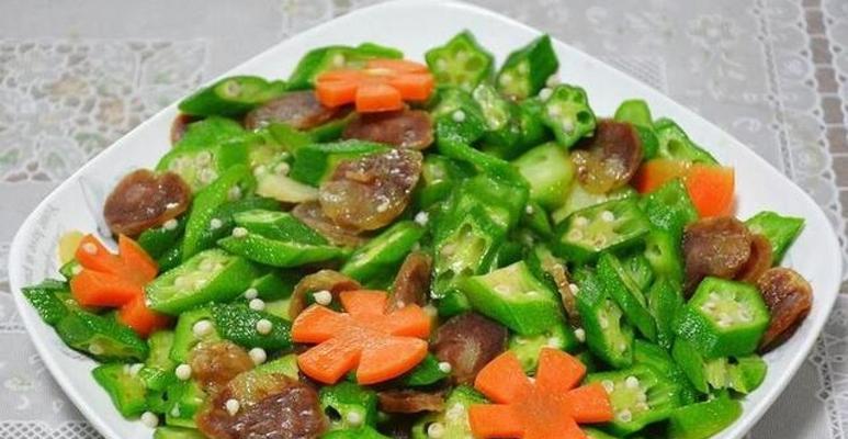 鲜香美味——肉丝炒黄秋葵（以秋葵为主角）  第2张