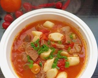 美味的肉片松蛾炖山药  第2张