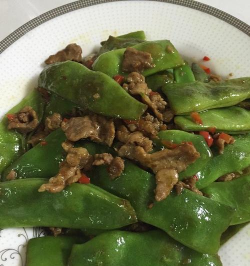 美味可口的肉片豆角做法（煮出妈妈的味道）  第1张