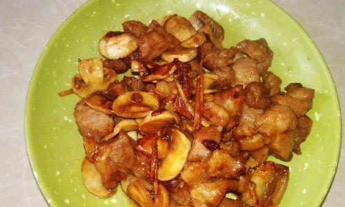 肉片炒紫菜头，鲜美又营养（美味又健康）  第2张