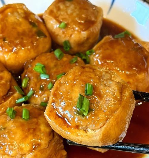美味营养，肉酿油豆腐泡的做法（鲜香可口的家常料理）  第1张