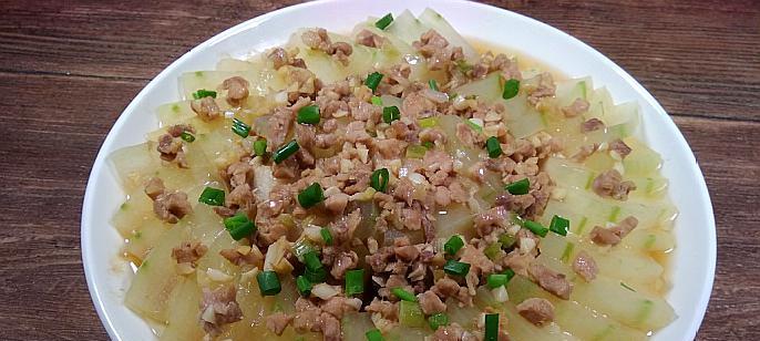 轻松做出肉末蒸冬瓜，美味又营养（怎样选购新鲜冬瓜）  第2张