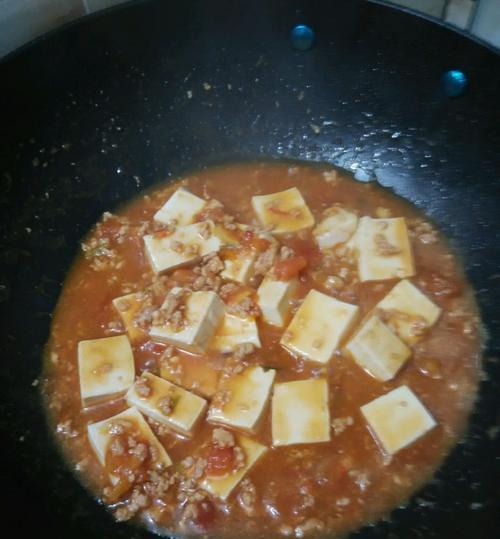 美味健康小葱肉沫烧豆腐（家常美食）  第1张