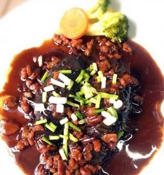 美味营养的肉末海参大餐（以海参为主角）  第1张