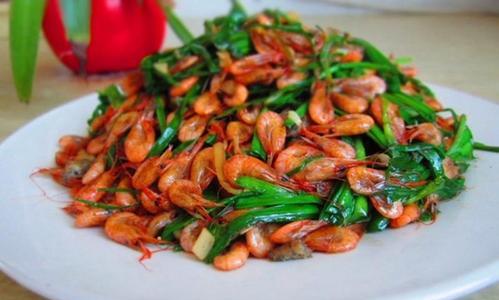 青虾炒韭菜，美味可口的家常菜（学会这道菜）  第3张
