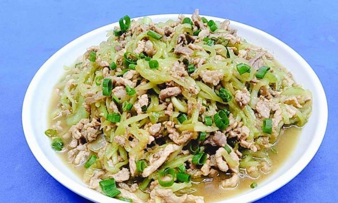 美味青笋炒肉丝（健康营养）  第2张