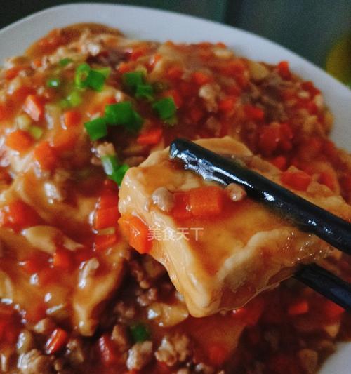 青蒜烧脆皮豆腐，香味四溢！  第3张