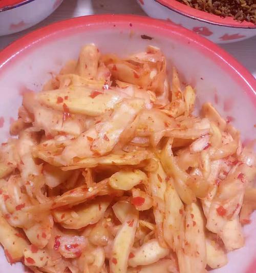 青萝卜咸菜干的做法（传统美食的味道）  第3张