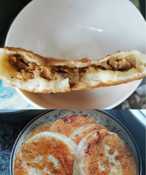 青萝卜肉馅饼的做法（健康美味）  第3张