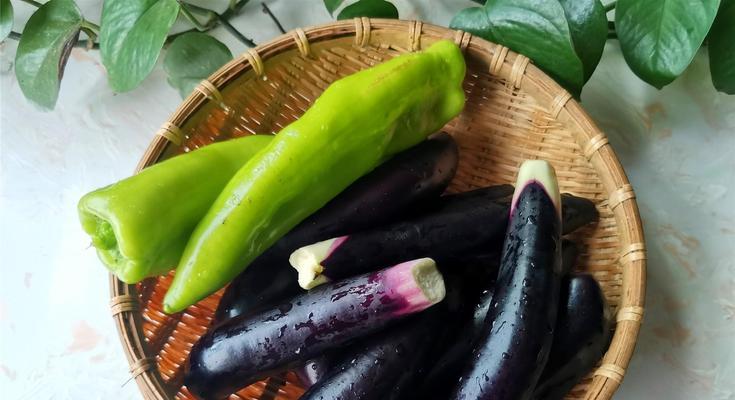 青椒紫茄的美食制作（健康营养双丰收）  第1张
