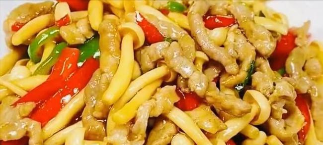 白玉菇辣炒肉丝的做法是什么？如何做出美味的白玉菇辣炒肉丝？  第2张