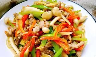 白玉菇炒肉怎么做？步骤是什么？  第3张