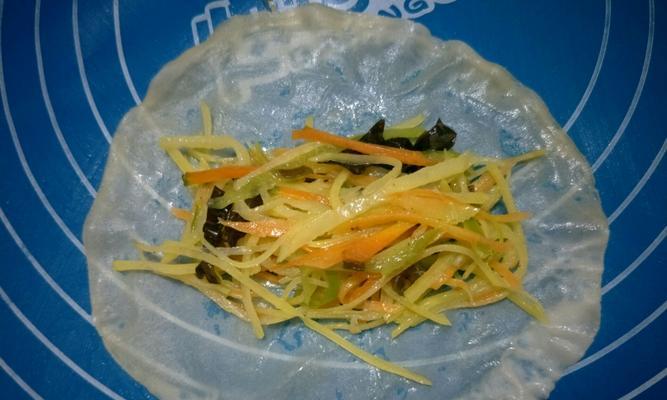自制什锦春卷（用新鲜的蔬菜与肉馅制作令人食指大动的什锦春卷）  第2张
