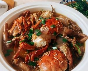 自制肉蟹煲，鲜香美味大享受（家庭厨房也能做的鲜美美食）  第3张