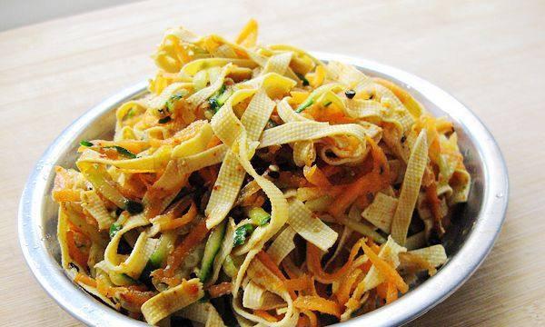 油淋干豆腐丝怎么做？步骤和技巧是什么？  第2张