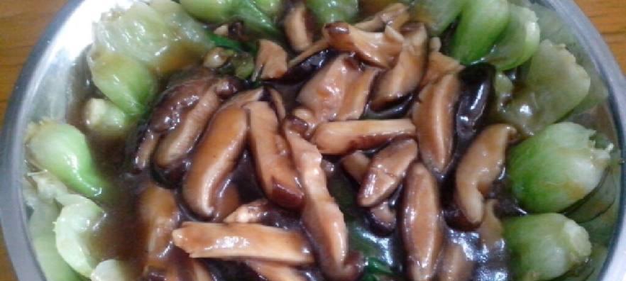 油菜炒香菇怎么做？步骤和技巧有哪些？  第3张