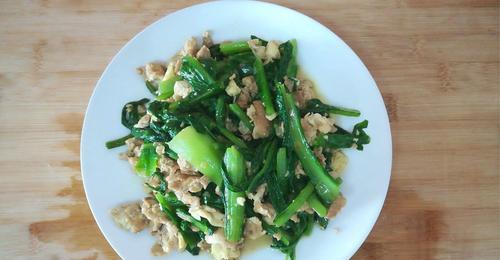 油菜炒蛋的做法是什么？如何炒出鲜嫩可口的油菜炒蛋？  第3张