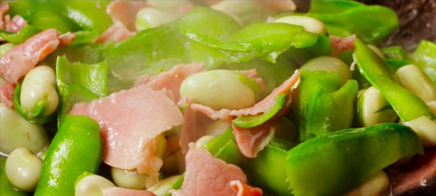 小葱炒胡豆蚕豆怎么做？步骤和技巧有哪些？  第3张