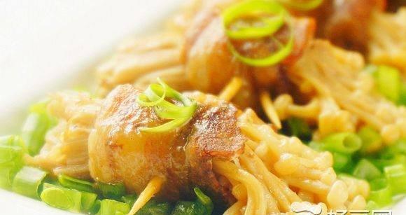 五花肉金针卷怎么做？步骤和技巧有哪些？
