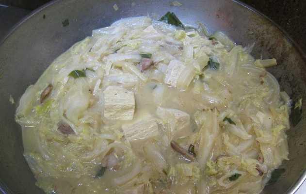 白菜豆腐炖粉条的做法是什么？步骤详细吗？