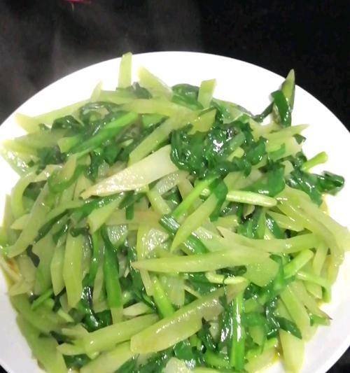 白果炒莴苣，营养又美味（一道清淡可口的家常菜）
