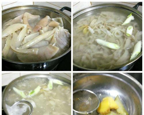 自制养颜肉皮冻的做法（告别痘痘）