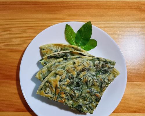 薄荷煎蛋饼的制作方法（清新口感）