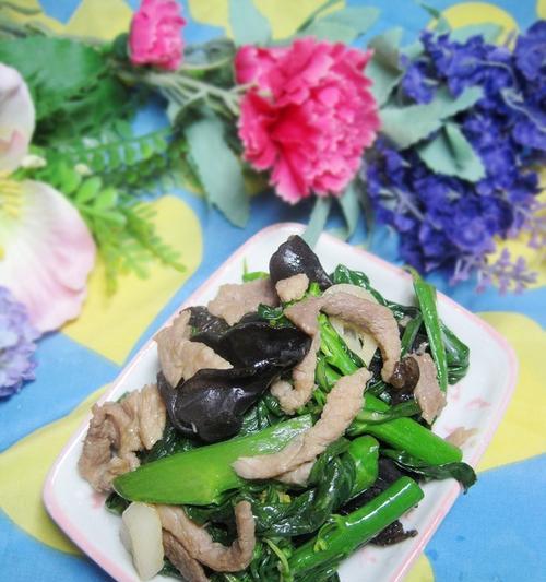 家常美食——爆炒芥蓝（健康美味）