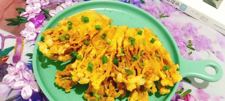 炸金针菇的做法（快手菜品）  第1张