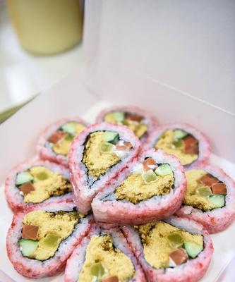 超级美味的炸虾寿司（享受嘴巴的快感）