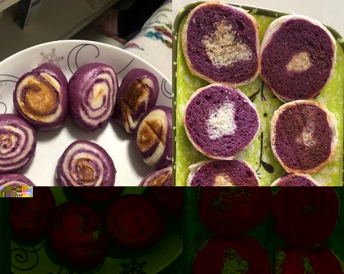 章鱼紫薯馒头的制作方法